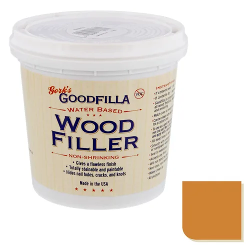 Miniatura 10 de Goodfilla Base Neutra, 8 oz, Relleno de Madera y Grano, Teñible, Tintable, Lijable, Cero Residuos, No Tóxico, Fabricado en EE.UU Neutro