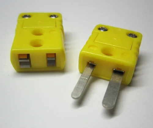 Miniatura 8 de Mini conector de cable de termopar tipo K, conector de cable, 5 pares macho y hembra tipo K enchufes