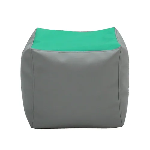 Miniatura 8 de FDP SoftScape Pufs cuadrados de 14 pulgadas para niños, otomano decorativo multiusos, asiento o reposapiés, ideal para espacios pequeños, sala
