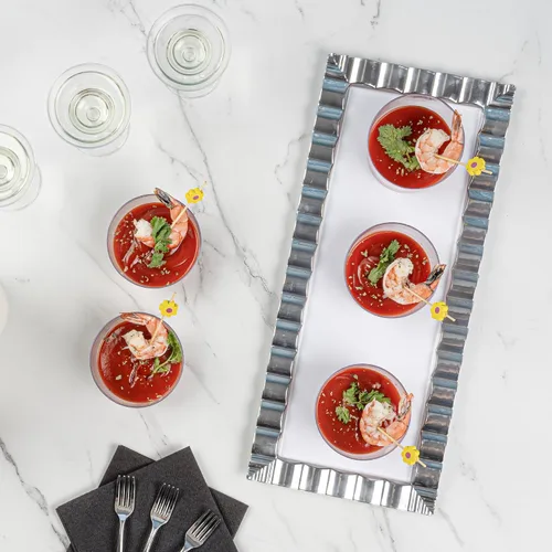 Miniatura 6 de Restaurantware Copas de parfait de 6 onzas, 20 tazas redondas de mousse, desechables, duraderos, de plástico transparente, para postres, aperitivos