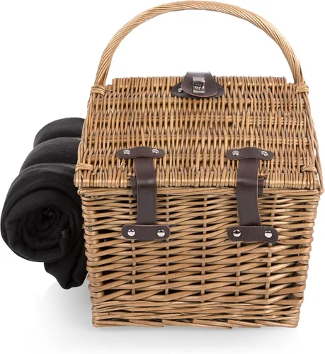 Miniatura 3 de PICNIC TIME Somerset Cesta de picnic de lujo con manta de picnic, enfriador suave y bolsa de vino, juego de picnic 2 – Cesta romántica de vino