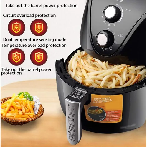 Freidora de aire eléctrica Emeril, freidora de aire doméstica sin aceite, freidora eléctrica de gran capacidad, máquina de papas fritas totalmente