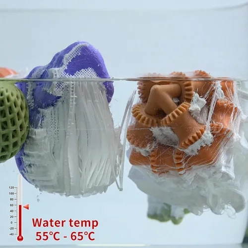 Miniatura 4 de Filamento PVA, soporte soluble en agua para impresora 3D de 1,75 mm, bobina de 0,5 kg para impresoras 3D, natural