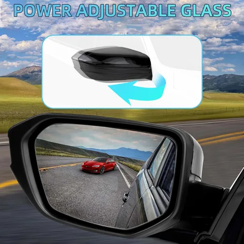 Miniatura 5 de KAKSEY Espejo eléctrico para puerta del lado del pasajero derecho compatible con Honda Civic Sedan Hatchback 2022 2023 2024 2025 con vidrio