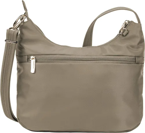 Miniatura 3 de Travelon Hobo a medida antirrobo para mujer, Sable, Travelon Hobo a medida antirrobo