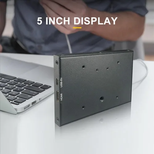 Miniatura 4 de 5 pulgadas IPS pequeño hdmi monitor VESA Metal Shell 800x480 mini pantalla LCD Monitor portátil