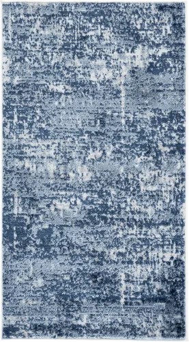 Miniatura 52 de SAFAVIEH Amelia Collection ALA700A - Alfombra decorativa de 2'2" x 4', diseño moderno abstracto, color marfil y azul, no desprende pelusa y de fácil