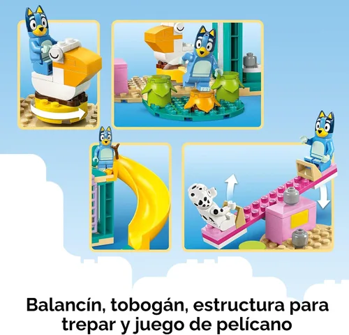 Miniatura 5 de LEGO Bluey Patio de Juego Divertido con Bluey y Chloe Bloques de Construcción Sensorial - Juguetes de Juego de Rol y Aprendizaje en Preescolar
