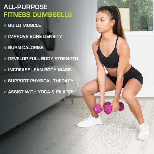 Miniatura 5 de ProsourceFit Neoprene Dumbbell Coated for Non-Slip Grip
