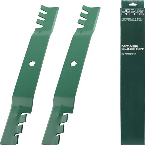 Miniatura 24 de UDC Parts GY20852 Hojas de corte de 48 pulgadas para John Deere D140 E140 S140 Z355E GX21784 GX21786 S170 E170 LA130 LA145 D160 S160 E160 E150 D155