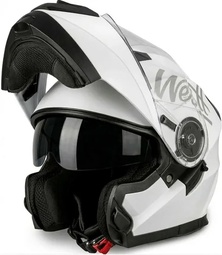 Miniatura 10 de Westt Cascos modulares para motocicleta - Casco integral para motocicleta con visera doble abatible, aprobado por DOT, Casco para hombres y mujeres