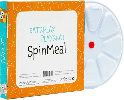 Miniatura 4 de Plato de nutrición saludable para comedores quisquillosos - Gira la flecha - Las comidas son divertidas otra vez