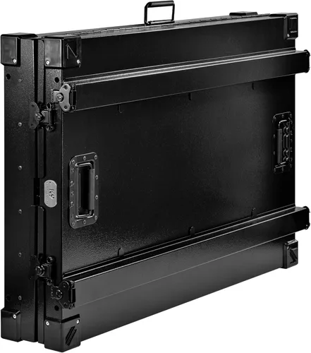 Miniatura 6 de K9 Kennel Boss - Jaula para perros resistente totalmente plegable con recubrimiento en polvo de aluminio - Grande (Negro)