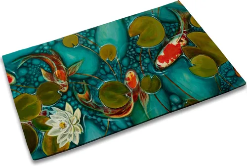 Miniatura 12 de TUBAMQ Felpudo de puerta Blessed de 17 x 30 pulgadas, tapete decorativo de bienvenida con purpurina bendita, parte trasera de goma antideslizante