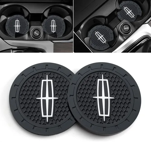 Miniatura 11 de Posavasos para portavasos de auto para Cadillac, portavasos de silicona empotrado, accesorios para interior de auto, 2.75 pulgadas, paquete de 2