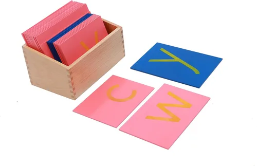 Miniatura 4 de Montessori Materials Letras de papel de lija en minúsculas - Impresión