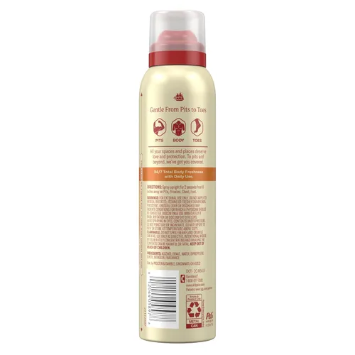 Miniatura 10 de Old Spice Desodorante en aerosol para todo el cuerpo para hombres, sin aluminio, aroma a vainilla + karité, protección contra olores 24/7, frescura