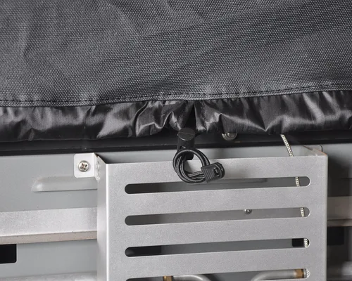 Miniatura 3 de BBQ Coverpro Cubierta de parrilla integrada de hasta 45 pulgadas, color negro