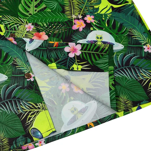 Miniatura 84 de Camisa hawaiana para hombre, con estampado floral, cómoda, con botones, casual, manga corta, ropa de playa para hombre