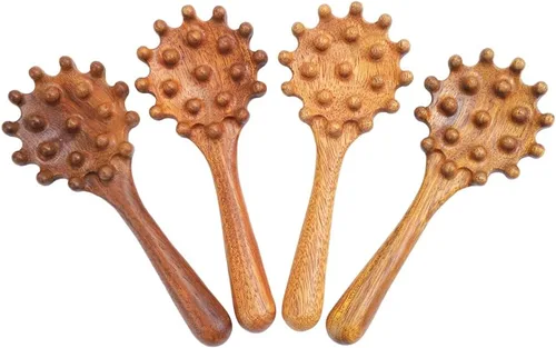 Miniatura 5 de Masajeador de cuero cabelludo hecho a mano - Depurador de cuero cabelludo para el crecimiento del cabello y alivio del estrés, fabricado con madera