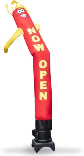 Miniatura 4 de Now Open - Marioneta inflable de 8 pies de alto para hombre, con motor soplador de aire incluido con bailarina de 6 pies por Feather Flag Nation