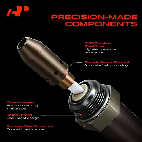 Miniatura 4 de A-Premium Sensor de oxígeno O2 ascendente compatible con modelos Nissan, Infiniti y Chevrolet - Altima 2013-2017, Sentra, Versa, Frontier, Murano