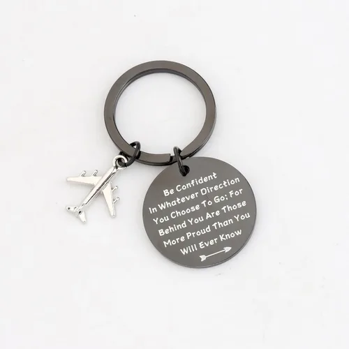 Miniatura 5 de LQRI Future Pilot Gift - Nuevo regalo de piloto, regalo de graduación de piloto, ten confianza en cualquier dirección que elijas ir, Medio