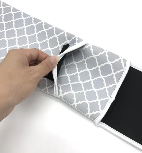 Miniatura 5 de Wanty Funda para alisadores de cabello con cierre, soporte de neopreno para rizador de hierro plano, funda de viaje, funda de viaje, funda de bolsa