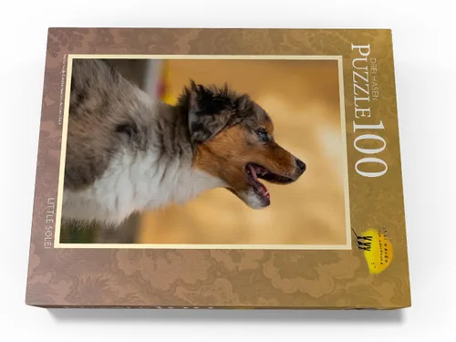 Miniatura 4 de MyPuzzle Aussi Puppy - Rompecabezas prémium de 100 piezas, fabricado en Estados Unidos
