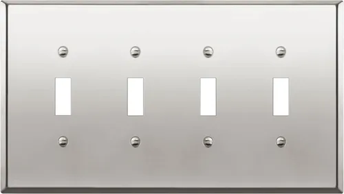 Miniatura 22 de LIDER Placa de Pared de Metal para Interruptor de Luz de Palanca, Cubierta de Interruptor de Acero Inoxidable, Resistente a la Corrosión