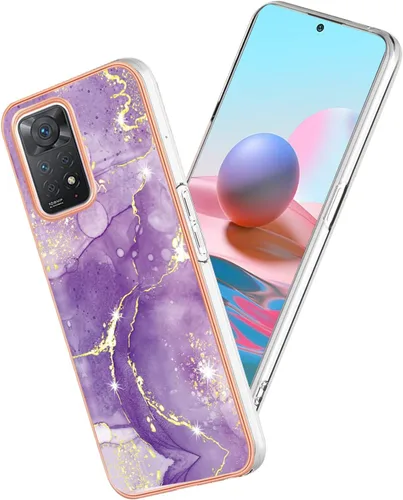 Miniatura 8 de Compatible con Xiaomi Redmi Note 11 Pro Case Marble Case Silicone, Xiaomi Redmi Note 11 Pro Funda de silicona a prueba de golpes delgada antihuellas