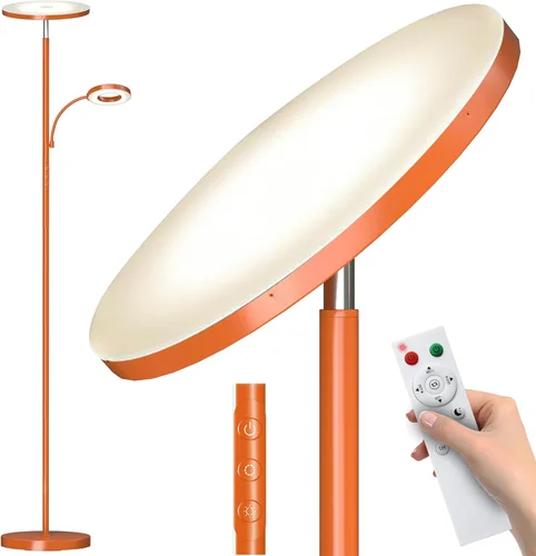 Miniatura 14 de marctronic Lámpara de pie, mejorada de 42W 4000LM, lámpara de pie LED súper brillante para sala de estar, dormitorio, lámparas de pie de lectura