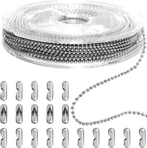 Miniatura 28 de Jishi Cadena de serpiente de oro de 33 pies de 0.047 in, cadenas para hacer joyas, collares, pulseras, suministros de joyería, hallazgos – Rollo