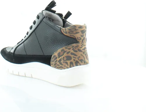 Miniatura 7 de Naturalizer Hadley-Hi - Tenis de moda para mujer, Negro (BlackCheetah), 9