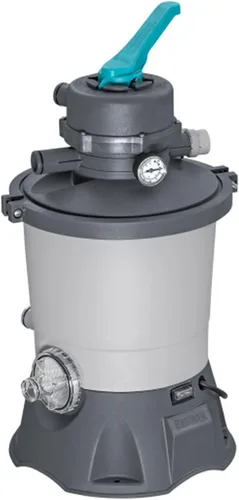 Miniatura 7 de Bestway Bomba de piscina con filtro de arena de 950 galones para piscinas sobre el suelo de 300 a 4,800 galones con filtro de prefiltro para agua