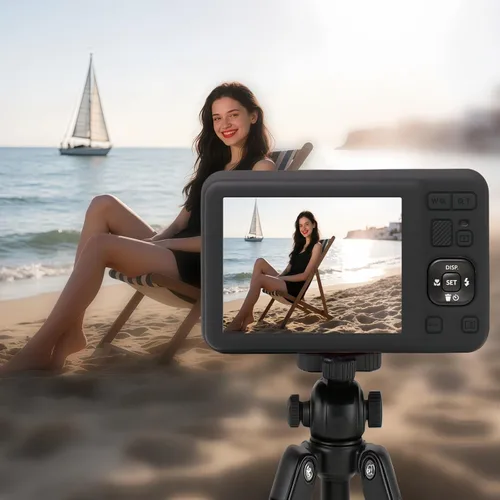 Miniatura 3 de Funda para Kodak PIXPRO FZ55, accesorios FZ55, funda protectora de silicona suave con tapa de lente extraíble, viene con 2 protectores de pantalla