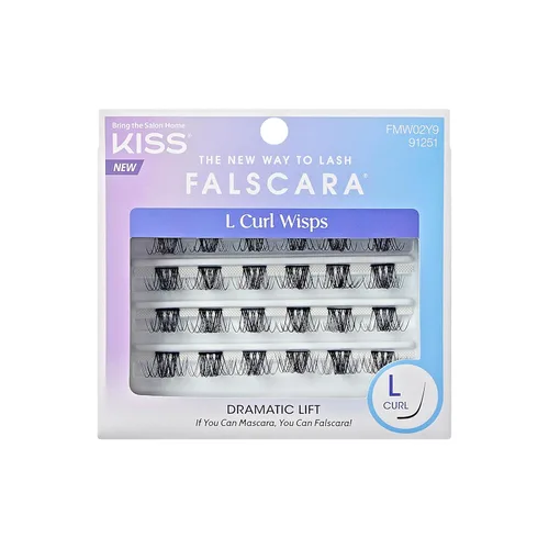 Miniatura 11 de KISS FALSCARA - Pestañas postizas WISPS, paquete múltiple, bambi, bricolaje, naturales, ultra glamorosas, invisibles, reutilizables 3x, construibles