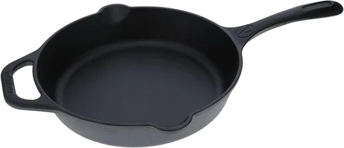 Miniatura 5 de Victoria Horno holandés de hierro fundido de 4 cuartos de galón con tapa y asas de doble bucle, sazonado con aceite de linaza, fabricado