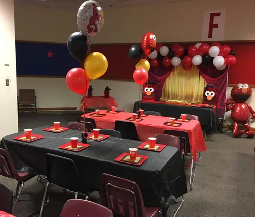 Miniatura 3 de GYA Telón de fondo rojo dorado para fiesta, 7 x 5 pies, teatro, baile de máscaras, baile de graduación, fondo para niños, familia, negocios