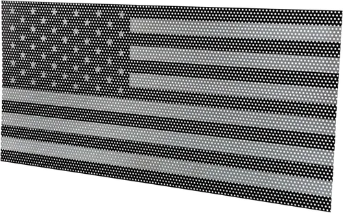 Miniatura 7 de Hooke Road Inserto de rejilla frontal de malla para Jeep Gladiator JT/Jeep Wrangler JL 2018 2019 2020 2021 2022 2023 2024 2025 – Bandera de Estados