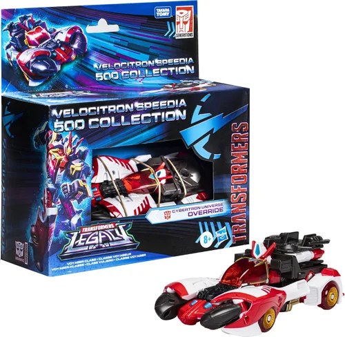 Miniatura 4 de Transformers Generations Legacy Voyager Class Velocitron Speedia 500 Colección de figuras: Cybertron Universe Override 18