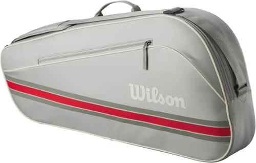Miniatura 2 de Wilson Bolsas de raqueta de tenis para equipos 2025 Avena/Rojo