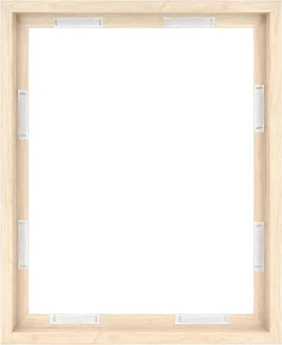 Miniatura 19 de MCS Marcos flotantes para lienzo de 12 x 12 pulgadas, marco cuadrado de madera natural para lienzos terminados, para pared vertical y horizontal