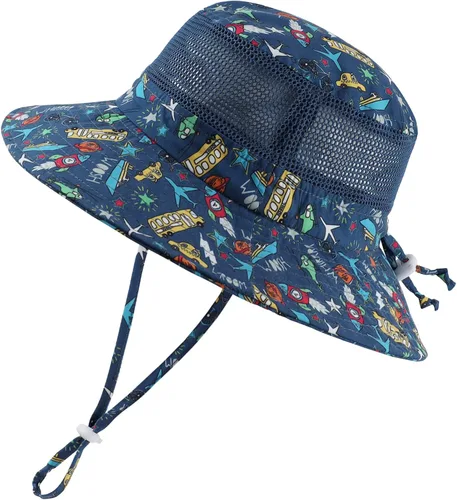 Miniatura 6 de Home Prefer - Sombrero para sol para niños con UPF50 + Safari, transpirable, sombrero de verano, para juego. Tiburón