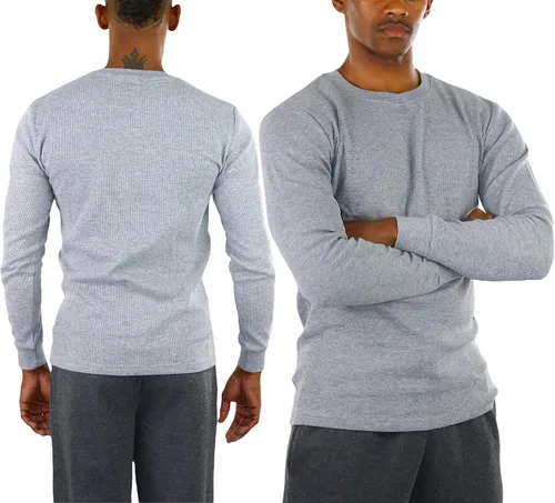 Miniatura 5 de ToBeInStyle - Camiseta térmica de manga larga, pesada o de peso medio, para hombre
