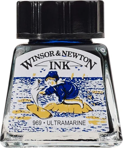 Miniatura 17 de Winsor & Newton - Bote de tinta para dibujo Dorado