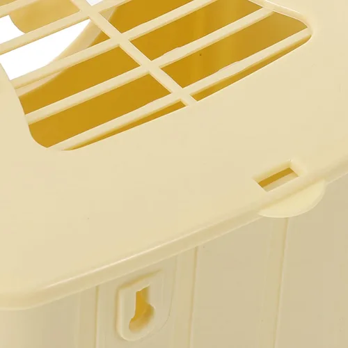 Miniatura 2 de Happyyami 3 unids de plástico aves anidación casa pájaro pinzón nido caja de cría montado al aire libre periquito nido caja de plástico colgante