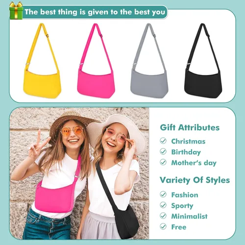 Miniatura 7 de LLYWCM Crossbody Bags for Women Men - Sling Bag - Crescent bag Nylon Crossbody Bags - Belt Bag Cross Body Fanny Pack