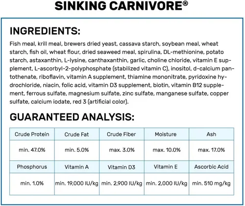 Miniatura 4 de Hikari Pellets Carnívoros Hundibles para Mascotas, 2.61 Onzas
