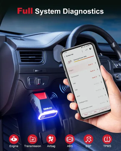 Miniatura 3 de GOOLOO DEEPSCAN DS200 OBD2 Escáner Herramienta de Diagnóstico, Bluetooth Inalámbrico Diagnósticos de Todos los Sistemas para iOS y Android, Control